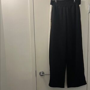 Black Striped Track Pants. Size S. Excellent condition.
